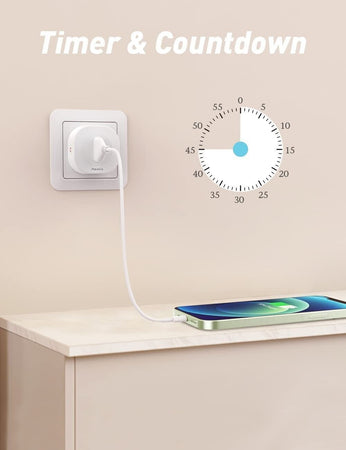 Maxcio Presa Intelligente WiFi, Smart Presa Italiana 16A Compatibile Alexa 2pz