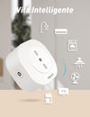 Maxcio Presa Intelligente WiFi, Smart Presa Italiana 16A Compatibile Alexa 2pz