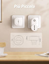 Maxcio Presa Intelligente WiFi, Smart Presa Italiana 16A Compatibile Alexa 2pz