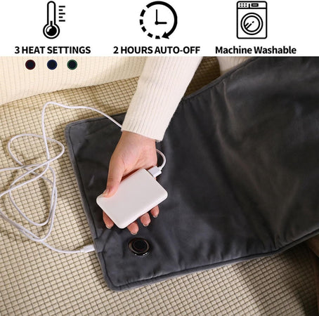 Coperta riscaldante elettrico per tutto il corpo, con 3 impostazioni di calore