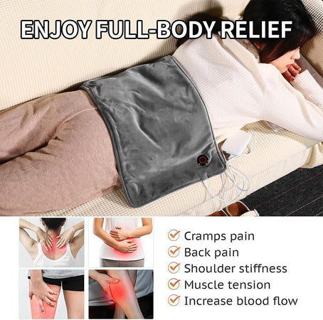 Coperta riscaldante elettrico per tutto il corpo, con 3 impostazioni di calore