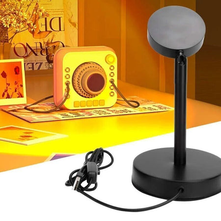 Lampada di Proiezione, Luce del Proiettore a LED Regolabile con Rotazione di