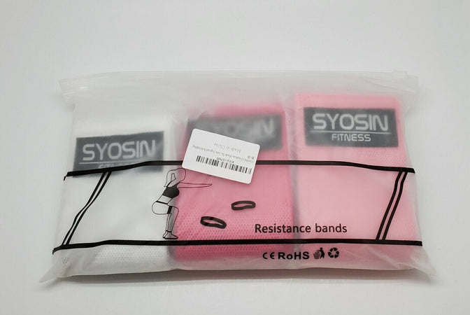 Bande di resistenza tre fasce per esercizi antiscivolo fianchi glutei 3 livelli