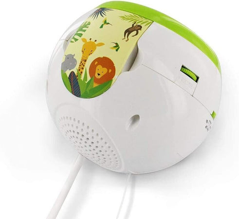 Metronic Radiosveglia per Bambini Jungle FM Proiezione USB Doppia Sveglia