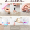 Mini Lampada UV per Asciugatura Rapida Punte Unghie Smalto in Gel