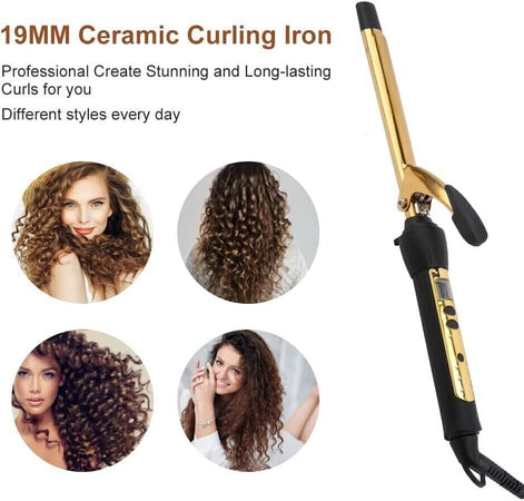 Ferro Ovale Arricciacapelli, Professionale Cono Arricciacapell, Capelli