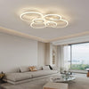 Plafoniera LED, diametro 80 cm, bianca, con funzione memoria, plafoniera