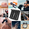 Caricabatterie 4 slot intelligente con display LCD universale per batterie ricaricabili agli ioni di litio 18650 18490 18350 17670 17500 16340 (RCR123) 14500 26650, A AA AAA SC