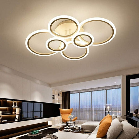 Plafoniera LED, diametro 80 cm, bianca, con funzione memoria, plafoniera