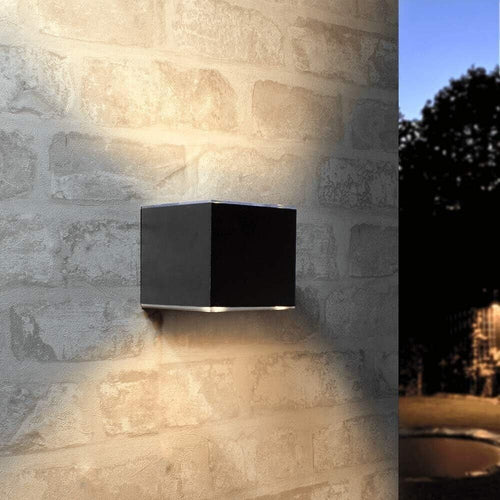 Lampada da Parete LED, Up & Down, per esterni, modello quadrato dritto, IP54