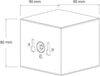 Lampada da Parete LED, Up & Down, per esterni, modello quadrato dritto, IP54