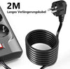 MiiKARE Ciabatta a 8 Prese con 4 Porte USB,Presa Multipla Protetta