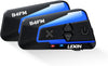 LEXIN 2X B4FM Interfono Moto Bluetooth Casco 1000m Sistema di Comunicazione wifi