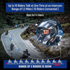 LEXIN 2X B4FM Interfono Moto Bluetooth Casco 1000m Sistema di Comunicazione wifi