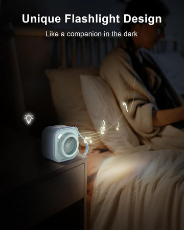 EWA Mini altoparlante wireless Bluetooth con cordino wireless portatile Azzurro