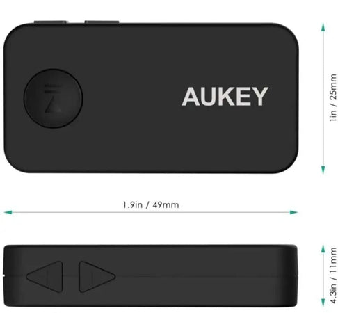 AUKEY Bluetooth 5 Adattatore Audio Portatile di Riproduzione Assistente Vocale