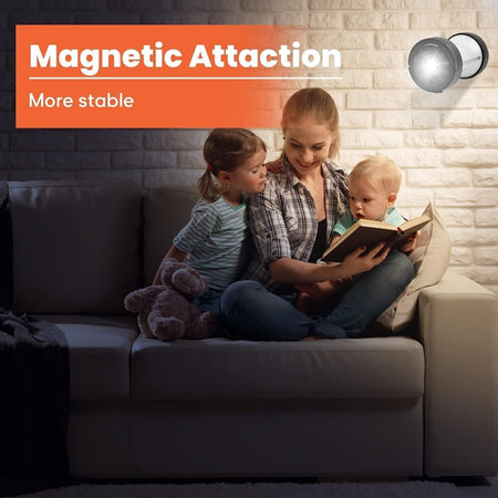 Lanterna da Campeggio a LED Ricaricabile,Lampada Magnetica Solare con Batterie