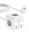 Cubo Multipresa Ciabatta Oraimo 3 Prese e 3 Porte USB C 20W