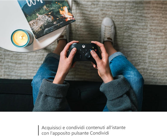 Xbox Controller Wireless - Carbon Black One, Series X|S, Windows 10/11, Android