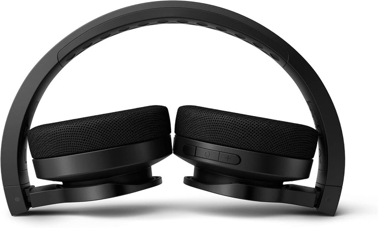 PHILIPS A4216BK/00 On-Ear Cuffie Sportive Wireless, Driver 40 mm, 35 Ore di Ripr