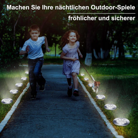 Faretti da giardino 16 pezzi luce solare per esterni Qedertek impermeabile IP65