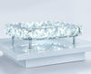 Plafoniera a LED DAXGD, in acciaio inox con cristallo specchiato