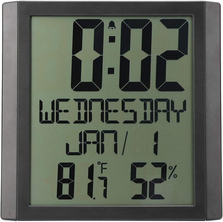 Orologio TS‑8608 da Parete Elettronico Multifunzionale Misuratore Temperatura um