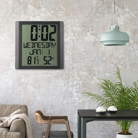 Orologio TS‑8608 da Parete Elettronico Multifunzionale Misuratore Temperatura um