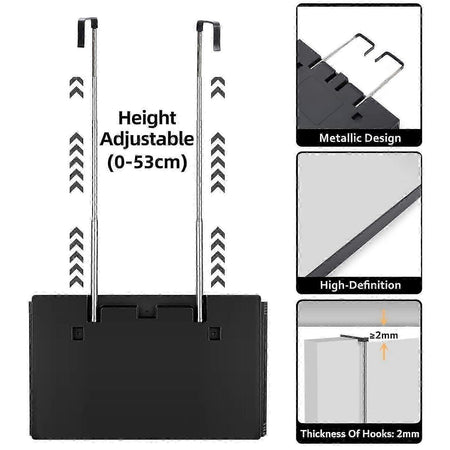 Specchio a LED a 3 ante da appendere pieghevole da parrucchiere 360 Gradi Trucco