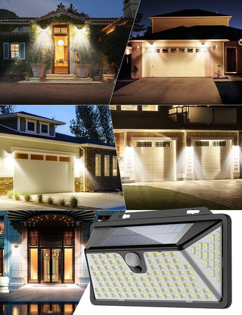 Luci di sicurezza solari 2 Kaulsoue per esterni con sensore di movimento Lampada
