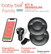 Dispositivo antiabbandono Baby Bell kit per due seggiolini Family PLUS universal