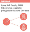 Dispositivo antiabbandono Baby Bell kit per due seggiolini Family PLUS universal