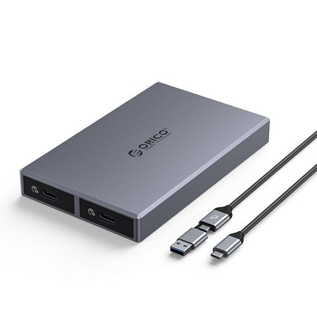 Contenitore ORICO M.2 NVME + SSD SATA a doppio alloggiamento