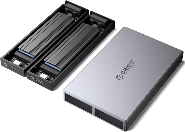 Contenitore ORICO M.2 NVME + SSD SATA a doppio alloggiamento