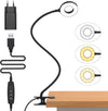 Lampada da lettura iZELL 23 LED con caricabatterie USB e clip Dimmerabile