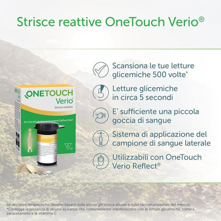 Glucometro OneTouch Verio Reflect®  Sistema di automonitoraggio della glicemia