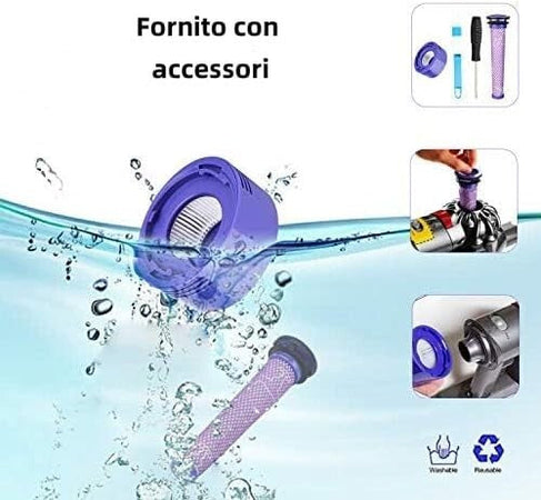 Batteria compatibile con Dyson V8 ricambio 6000mAh Dyson V8 SV10