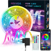 Striscia LED 10M HOVVIDA 30 LED/Metro, 1x10M, 24V RGB LED, 300 LED, APP e Telec