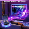 Striscia LED 10M HOVVIDA 30 LED/Metro, 1x10M, 24V RGB LED, 300 LED, APP e Telec