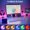 Striscia LED 10M HOVVIDA 30 LED/Metro, 1x10M, 24V RGB LED, 300 LED, APP e Telec