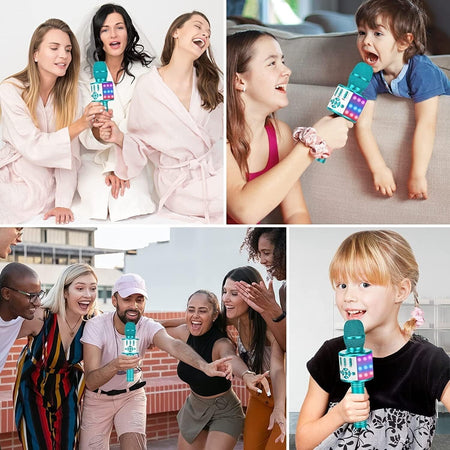 Microfono Karaoke Bluetooth Wireless per Bambini
