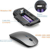 Tastiera e mouse senza fili ultra sottile azerty 2.4G Silent Compact Tastiera