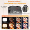 Luce selfie ULANZI VL100X con clip, luce video a LED con batteria da 2000 mAh
