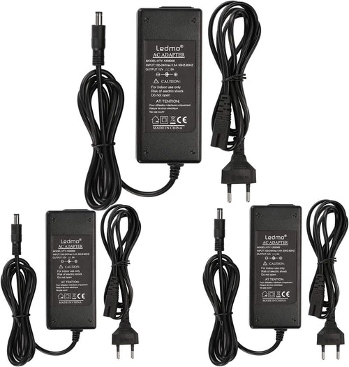 Alimentatore LEDMO 3 Pezzi 12V 5A Trasformatore 60W, Alimentatore 12v 5a Per Spi