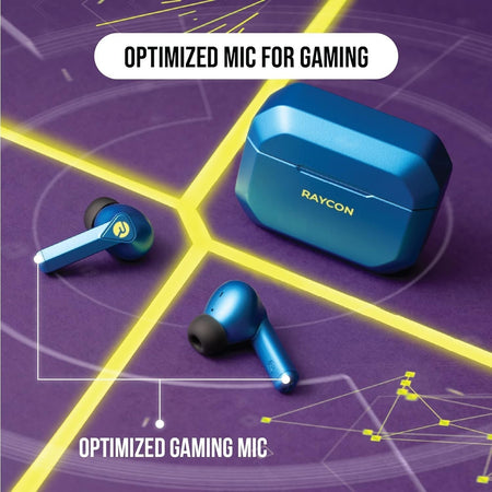 Raycon Cuffie The Gaming Bluetooth True Wireless Earbuds con microfono integrato