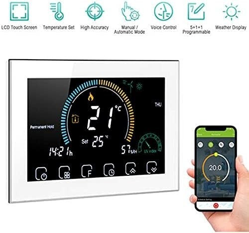 Termostato WiFi Beca BHT-8000GCLW controllo caldaia a Gas Dry contact