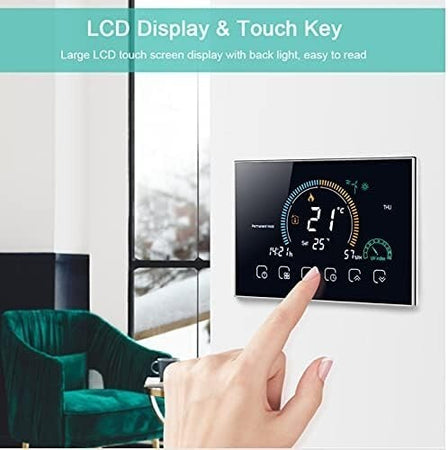 Termostato WiFi Beca BHT-8000GCLW controllo caldaia a Gas Dry contact