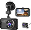 Telecamera Dash Cam Auto FHD 1080P 3 Pollici 170° Angolo Ripresa Posteriore