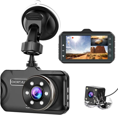 Telecamera Dash Cam Auto FHD 1080P 3 Pollici 170° Angolo Ripresa Posteriore