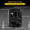 SYTUNG Compressore Aria Portatile Auto Con 3 Adattatori per Ugelli e Luci LED